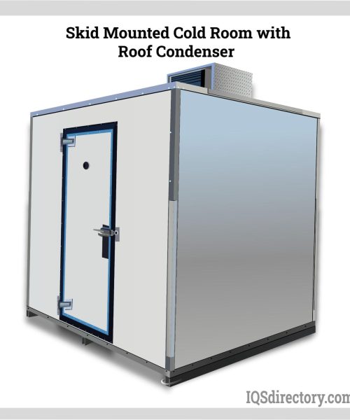 skid-mounted-cold-room-with-roof-condenser